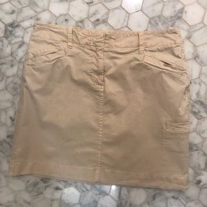 VINEYARD VINES KHAKI PENCIL SKIRT WITH POCKET